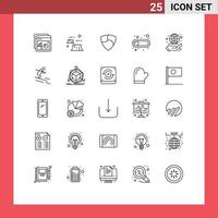 25 Creative Icons Modern Signs and Symbols of toggle button destruction off crypto Editable Vector Design Elements