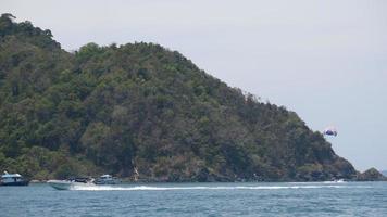 Green Island And Boats photo