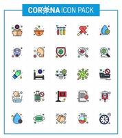 Coronavirus 2019nCoV Covid19 Prevention icon set sign medical experiment hiv aids viral coronavirus 2019nov disease Vector Design Elements
