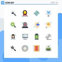 16 Creative Icons Modern Signs and Symbols of search e sign commerce browser Editable Pack of Creative Vector Design Elements