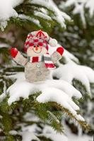 navidad y año nuevo muñeco de nieve foto
