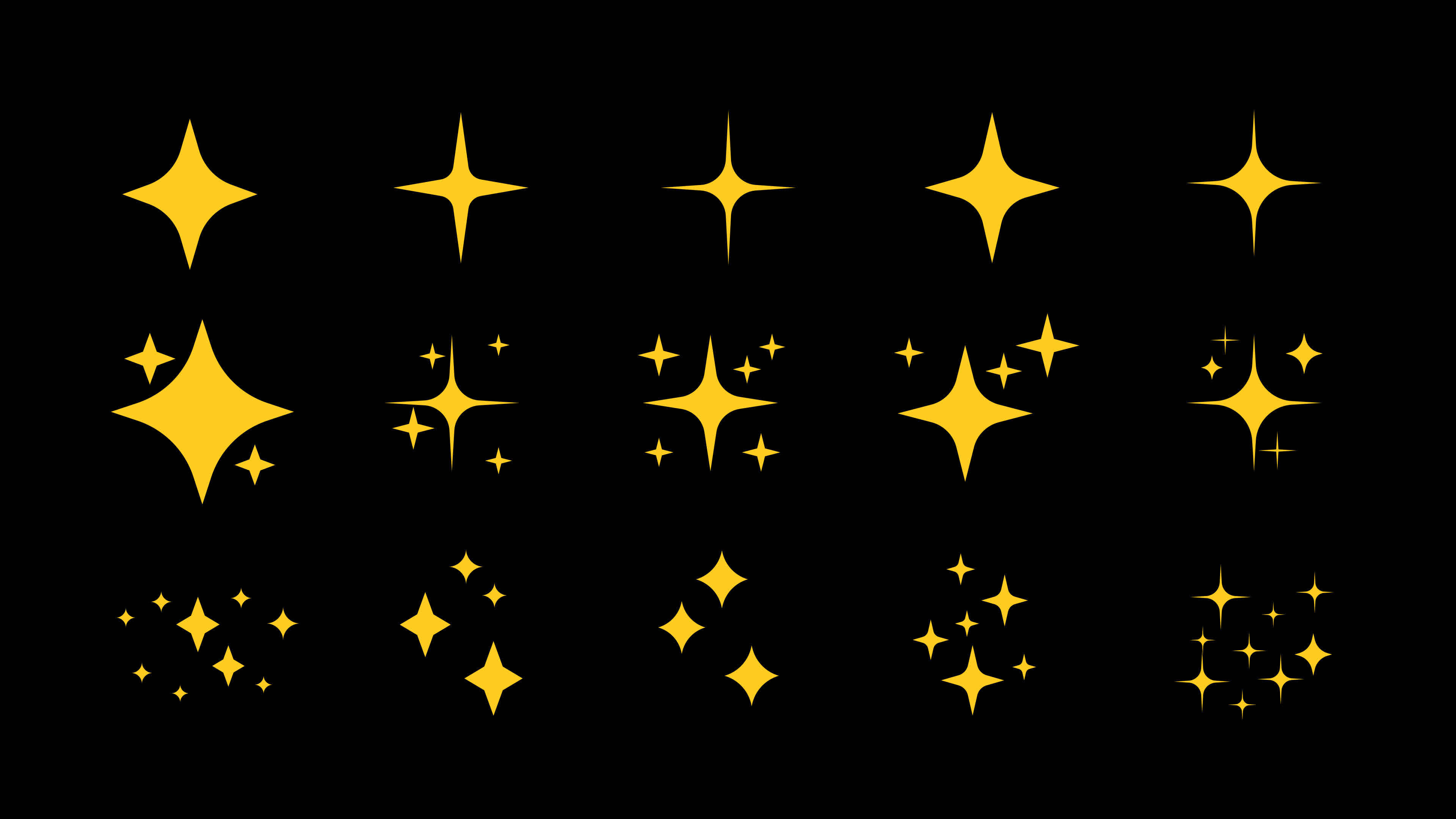 Stars Transparent Stock Video Footage for Free Download