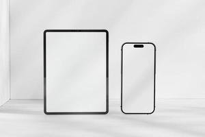 Blank scren multi device mockup photo