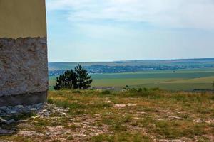 View of the city of Nitra in Slovakia from Kalvaria mountain photo