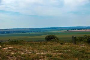 View of the city of Nitra in Slovakia from Kalvaria mountain photo