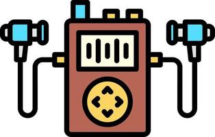 Mp3 Player Creative Icon Design vector