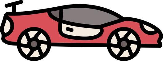 Super Car Creative Icon Design vector