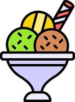 Dessert Creative Icon Design vector