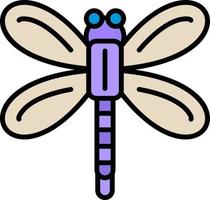 Dragonfly Creative Icon Design vector