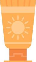 Sunscreen Creative Icon Design vector