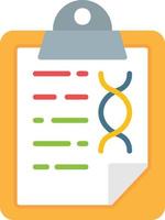 Dna Test Creative Icon Design vector