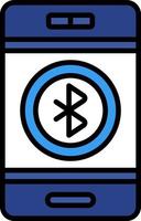 Bluetooth Creative Icon Design vector