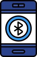 diseño de icono creativo bluetooth vector