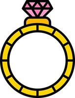 Ring Creative Icon Design vector