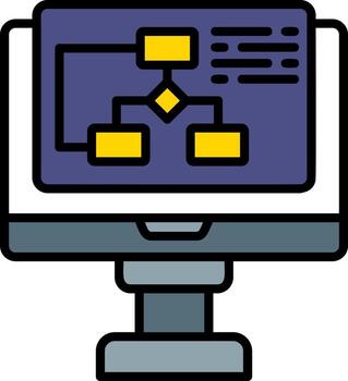 Algorithm Creative Icon Design vector