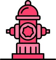 Hydrant Creative Icon Design vector