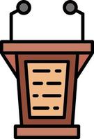 Lectern Creative Icon Design vector