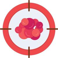 Cancer Target Creative Icon Design vector