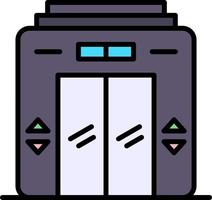 diseño de icono creativo de ascensor vector