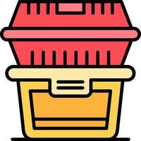 Food Container Creative Icon Design vector