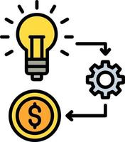 Flow Creative Icon Design vector