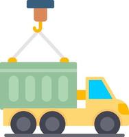 Container Truck Creative Icon Design vector