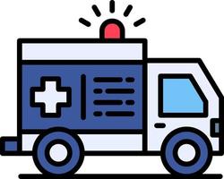 diseño de icono creativo de ambulancia vector