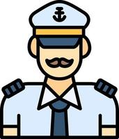 Captain Creative Icon Design vector