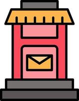 Postbox Creative Icon Design vector