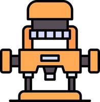 Router Machine Creative Icon Design vector