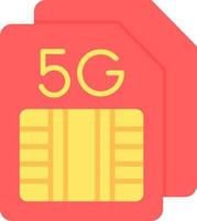 Sim Card Creative Icon Design vector