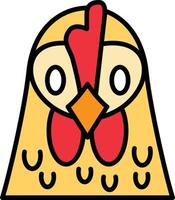 diseño de icono creativo de pollo vector