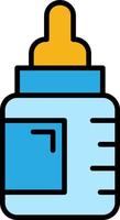 Feeding Bottle Creative Icon Design vector