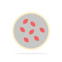 Seeds Sesame Sesame Seeds Seamus Abstract Circle Background Flat color Icon vector