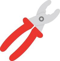 Needle Nose Pliers Creative Icon Design vector