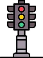 Traffic Lights Creative Icon Design vector