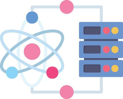 Data Science Creative Icon Design vector