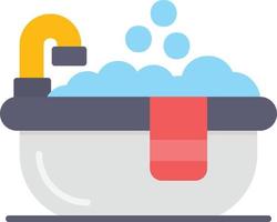 Bathtub Creative Icon Design vector