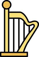 Harp Creative Icon Design vector