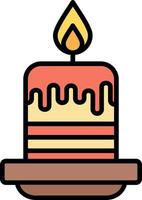 Candle Creative Icon Design vector