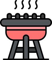 diseño de icono creativo de barbacoa vector