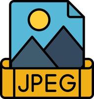 Jpeg Creative Icon Design vector