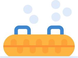 Inflatable Sled Creative Icon Design vector