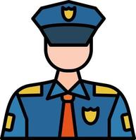 diseño de icono creativo de policía vector