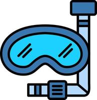 Scuba Dive Creative Icon Design vector