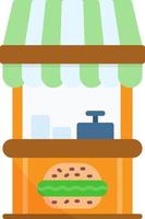 Food Stand Creative Icon Design vector