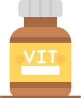 Vitamins Creative Icon Design vector