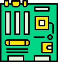 diseño de icono creativo de placa base vector