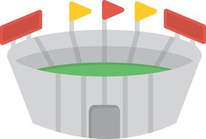 diseño de icono creativo de estadio vector