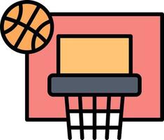 diseño de icono creativo de baloncesto vector